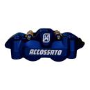 Accossato, 108mm Monoblock radial brake caliper left. blau