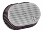 K&N STREET METAL OVAL LUFTFILTER - K&N