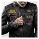 Holy Freedom Zero Evo Jacket Black - Motorrad Lederjacke in Schwarz