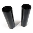 Cult-Werk 2-teilig oberes Gabelabdeckungsset. glänzend schwarz – 04-22 Sportster (excl