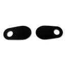 Cult-Werk Blinker mount Set. hinten. No angle. schwarz – Most Softail; Dyna; XL Sportster; Custom use