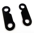 Cult-Werk Blinker Halterung set. vorne. schwarz – 86-15 XL Sportster (NU)