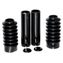 Cult-Werk 6-teilig Gabelrohr-Abdeckungsset. glänzend schwarz – 04-22 Sportster (excl