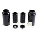 Cult-Werk 6-piece fork tube Abdeckungsset Medium. glänzend schwarz – 18-24 Indian Scout Bobber