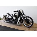 Cult-Werk radiator Abdeckung ''Racing''. glänzend schwarz – 13-17 FXSB Breakout (NU)