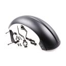 Cult-Werk, rear fender 'Old School'. Black - Heckfender Bobber für harley Davidson - 21-24 FXBBS Street Bob 114; 18-20, FXBB Street Bob 107; 20-24 FXST Softail Standard 107