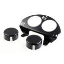Cult-Werk Low Rider dash Abdeckungsset. glänzend schwarz – 18-20 FXLR Low Rider 107; 20-21 FXLRS Low Rider S 114 (NU)
