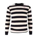 13 1/2 Behind Bars long sleeve white/black, Size S