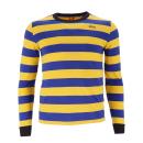 13 1/2 Behind Bars long sleeve yellow/blue, Size S