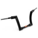 Killer Custom, Killer Bull 2" fat bar. 12" rise Lenkrad für Harley-Davidson® 82–24 H-D mech. & e-Gas (ausgenommen 18–24 Fatboy mit serienmäßigen Risern; ausgenommen 88–11 Springer) mit 1,25" I.D. Risern. Ausgenommen Modelle mit hydraulischem Kupplungsgebe