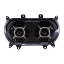 Helle RG-Doppel-LED-Scheinwerfer für Harley-Davidson® 15-24 Road Glide; 23-25 FLTRT Trike. Mit Sharknose-Verkleidung im 13-24-Stil