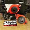 9Finger Fabrication Evo/Twin Cam Einlasskanal-Abdeckungsset