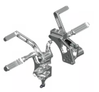 Rick’s Motorcycles – vorverlegte Fußrastenanlage. AK47. +2". poliert – 18-26 Softail