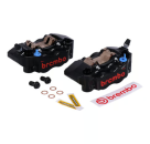Brembo GP4-RB Monoblock-Radialbremssattel-Set. Schwarz für Harley-Davidson®