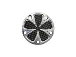 Mesh Point Cover Chrome