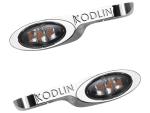 Universal Elypse Front Turn Signals Chrome Smoke LED
