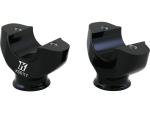 Lower Risers Black 1 1/4"