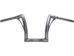 280 Medium Flow Bar Super Fat Handlebar for M8 Softail with 1 1/4" Clamp Diameter 3-Hole Raw 1,4" Throttle By Wire