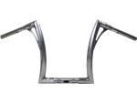 380 Tall Flow Bar Super Fat Handlebar for Road Glide with 1 1/4" Clamp Diameter 3-Hole Raw 1,4" Throttle By Wire