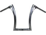 430 Extra Tall Flow Bar Super Fat Handlebar for Road King with 1 1/4" Clamp Diameter 3-Hole Raw 1,4" Throttle By Wire