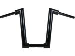 2" Str8UP Handlebar for Softail Tall (380mm), Width Lower Tube 300 mm Black Powder Coated Cable Clutch Throttle By Wire
