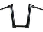 2" Str8UP Handlebar for Softail Tall (380mm), Width Lower Tube 260 mm Black Powder Coated Hydraulic Clutch Throttle By Wire