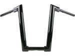 2" Str8UP Handlebar for Softail Extra Tall (430mm), Width Lower Tube 300 mm Black Powder Coated Hydraulic Clutch Throttle By Wire