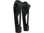 8" Universal Fastback Risers Black Anodized 1"