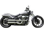 BSL Fat Tommy Headers Hitzeschild chrome glatt Chrome – 11-16 Softail