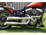 BSL Shotgun Custom Headers Hitzeschild chrome hole Chrome – 11-16 Softail