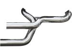 BSL Shotgun Custom Headers Hitzeschild schwarz glatt schwarz – 11-16 Softail