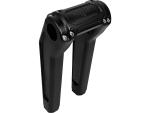Performance Club Style Riser Kit 7" Height, 1 1/4" Handlebar Clamp without Instrument Black Satin