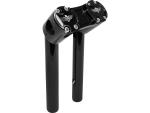 8" Clubstyle Pullback Risers With Black Clamp Black 1 1/4"