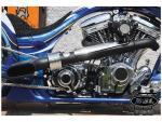 BSL EXHAUST Scale Drager Exhaust System , Polished Smooth Heat Shield, Polished Smooth End Cap, Black 2,5" - BSL Auspuffanlage für Harley Davidson 87-16 Softail