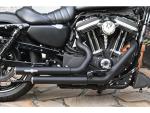 BSL Top Chopp Staggered Auspuffanlage, ohne Hitzeschild, poliert glatt Endkappe, schwarz 2,5