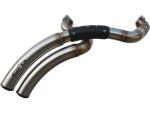BSL Exhaust Rainbow Down Under Exhaust System , Black Hole Heat Shield, Black Smooth Endcap, Outline 2,5" - BSL Auspuffanlage für Harley Davidson 07-16 Dyna