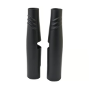 EMD, Bombshell 49 upper fork tube covers. Black für Harley-Davidson® 49-mm-Gabelrohren
