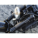 EMD, Bombshell triple tree set. Short. Black Cut für Harley-Davidson® 39-mm-Gabelrohre