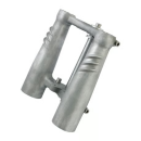 EMD, Bombshell triple tree set. Short. Raw für Harley-Davidson®41-mm-Gabelrohre