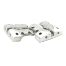 EMD, WTF 'Shovel style' rocker cover set. Semi-Polished für Harley-Davidson® 18-25 Softail; 17-25 FLT/Touring; 17-25 Trikes