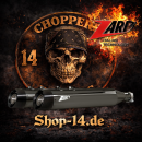 Zard - Inox Touring slip-on mufflers. Matte black - für Harley-Davidson® 21-23 FLT/Touring with 107/114/117" Auspuffanlage Auspuff