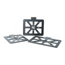 Killer Custom, 'Web' license plate holder for Germany. Black