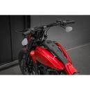 Killer Custom, 'Back Saver' Raked T-Bar Mega Lenker 6" – 2004–2024 · H-D mit 3.5" riser mount hole spacing mit square digital speedo or KOSO D2 speedo (ausgenommen hydraulic clutch models)
