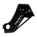 Rick’s Motorcycles seitlicher Kennzeichenhalter, glänzend schwarz, Deutschland – 05-22 (NU) XL Sportster; 22-25 RH975 Nightster; 23-25 RH975S Nightster Special