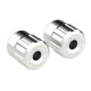 Rick’s Motorcycles – Clubstyle Sturzbügel end caps. Raw – 18-25 M8 Softail with Rick's Clubstyle crashbar