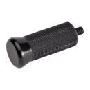Rick’s Motorcycles – Schaltfußraste Knurled style. schwarz – OE-Ersatz – Most H-D with 5/16-24 threaded stud