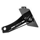 Rick’s Motorcycles – seitlicher Kennzeichenhalter. schwarz – 00-07 Softail (nu)