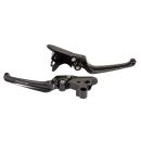 Rick’s Motorcycles – Classic Brems- und Kupplungshebel-Set. schwarz – OE-Hebel – 15-17 Softail (excl. FLSS, FLSTFBS, FXSE). With cable clutch (NU)
