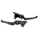 Rick’s Motorcycles – Classic Brems- und Kupplungshebel-Set. schwarz – OE-Hebel – 08-13 Touring; 14-16 FLHR/C; 09-13 Trikes. With cable clutch (NU)