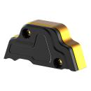 Rick’s Motorcycles – Gangsensor-Abdeckung. schwarz/gold – 25-26 Softail; 2026 Touring and 23-25 FLTRXSE; 24-25 FLTRXSTSE; 24-25 FLTRX; 23-25 FLHXSE; 24-25 FLHX; 2025 FLHXU; 2026 Trikes